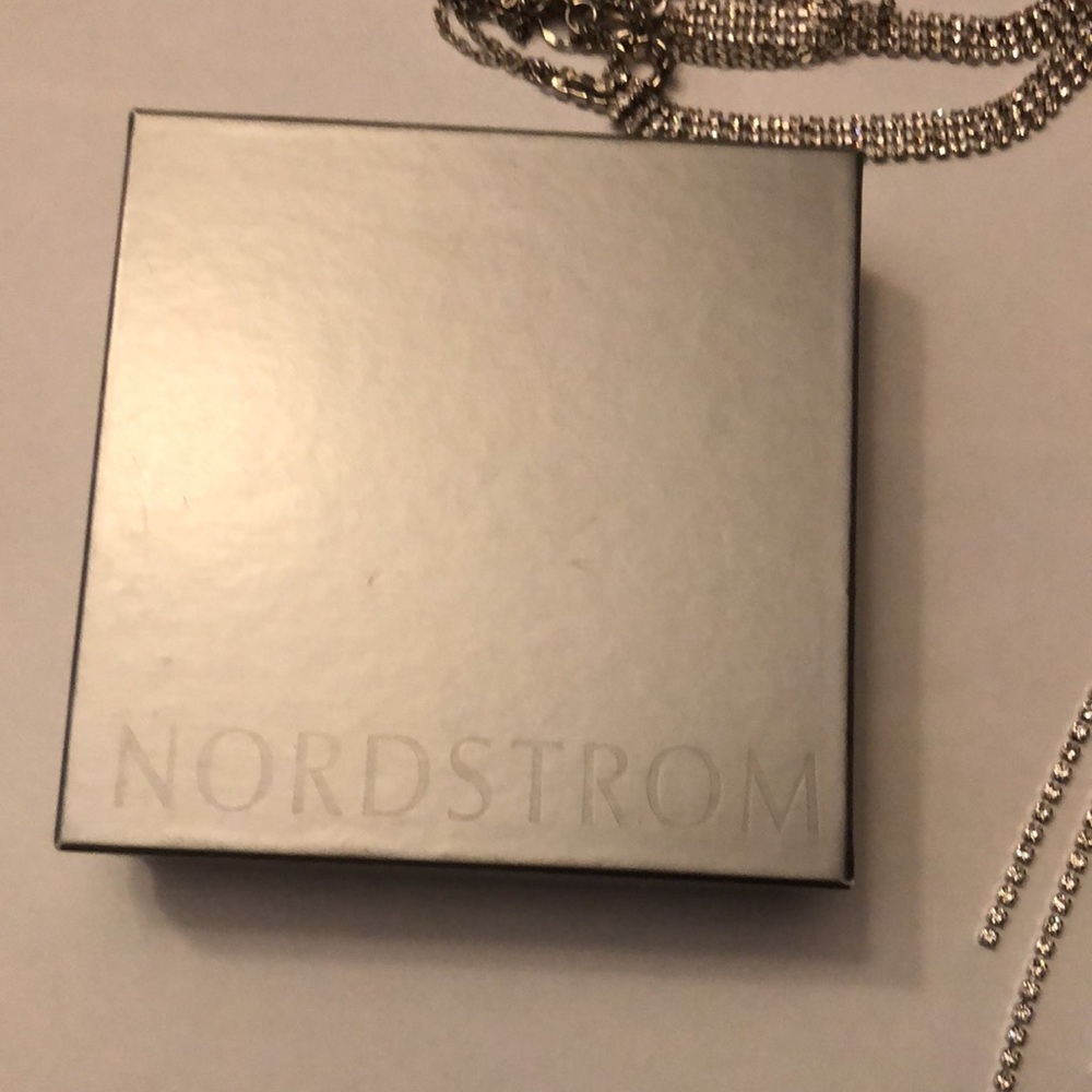 Nordstrom Long Faux Diamond Necklace - Picture 7 of 12